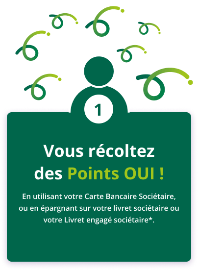 Vous récoltez des Points OUI !